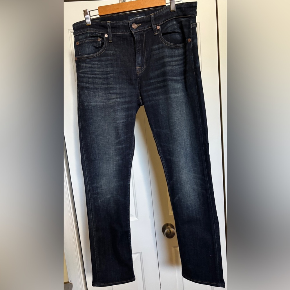 Lucky Brand Men's Deep Indigo Slim Jeans